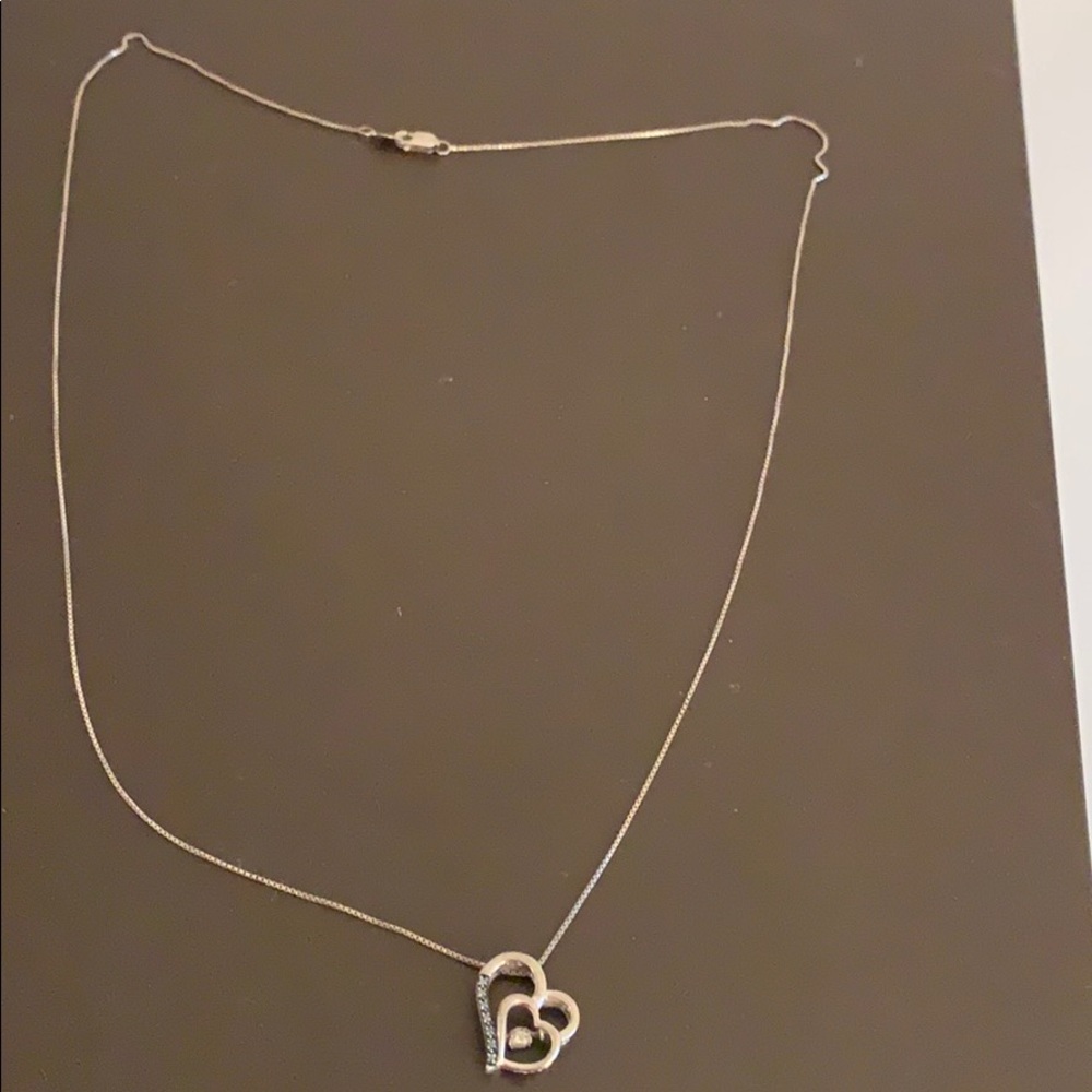 Kay double heart neclacke